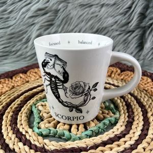 Williams Sonoma Rory Dobner Scorpio Zodiac Coffee Mug New Large Cup Mug 20 oz